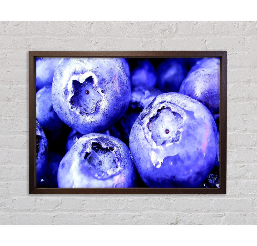 Gerahmtes Wandbild Blueberry