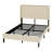 Modern Platform Bed With Integrated Charging Station