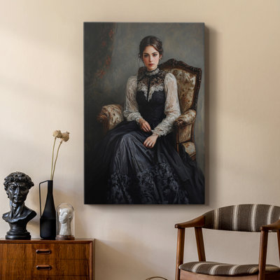 WOMEN Series CCXXXIV - Toile tendue avec châssis Premium - Prêt à être accroché