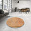 Tapis de zone jaune contemporaine-628415315