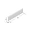 Classico Carrara 3" x 12" Ceramic Stone Look Subway Tile