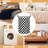 Laundry Basket Canvas Fabric Collapsible Organizer Basket