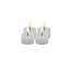 Set Of 4 White Flameless Tealight Candles