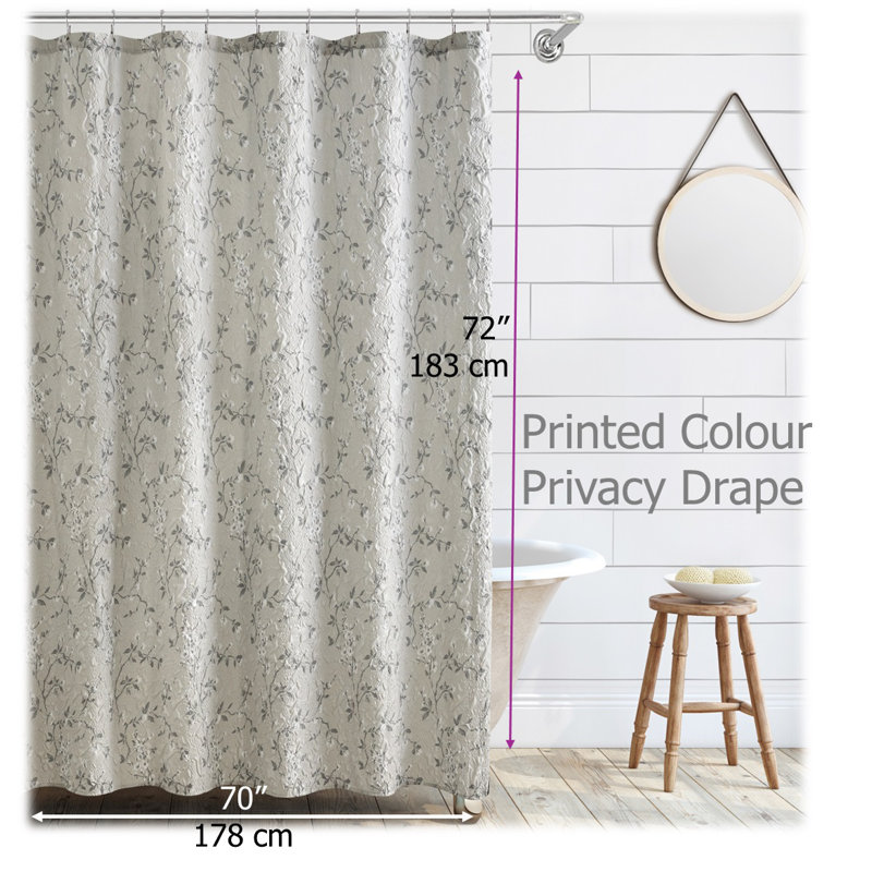 Swanson Polyester Shower Curtain