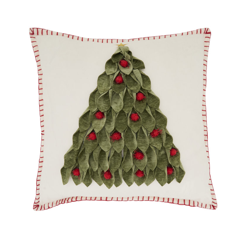 Christmas Tree Throw Pillow Cover, Duck Down