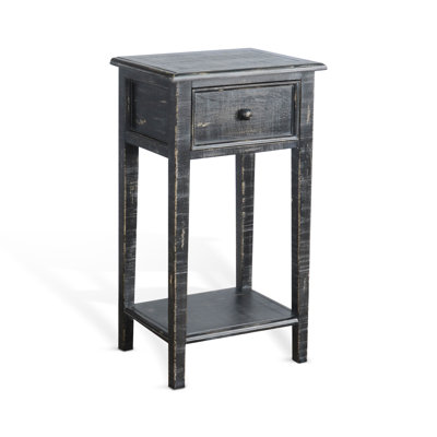 Komor Solid Wood End Table