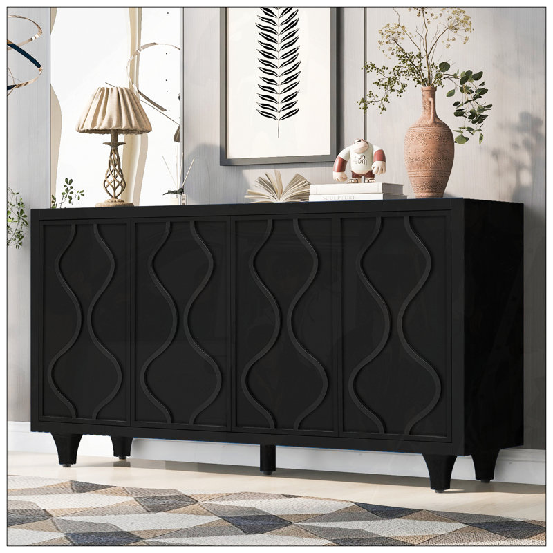 Buffet de salon, Noir, noir, noir, noir