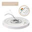Plafonnier encastré rond à DEL de 10 W et 10 lumens avec 5 choix de téléviseurs à incandescence de 2700-3000-3500-4000-5000K East Grove Home Builder Essential en nickel brossé (ensemble de 2 lumières)-127458927-127458923-127458925