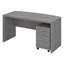 Bureau de réception Echo Bow avec classeur mobile-108812522