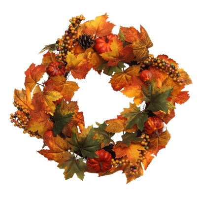 Primrue Silk 20'' Wreath & Reviews | Wayfair