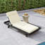 Chaise longue avec appui-tête et coussin, espace disponible d'un côté-475056937