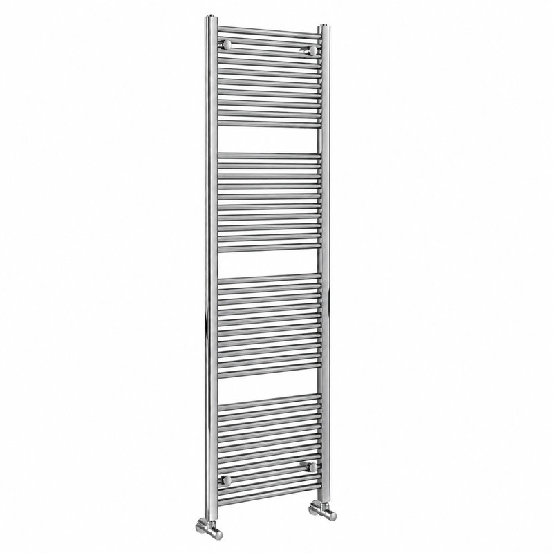 Straight Towel Rail Heated Towel Rails, 180cm H x 40cm W x 3cm D, Chrome