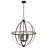 5 - Light Dimmable Globe Chandelier