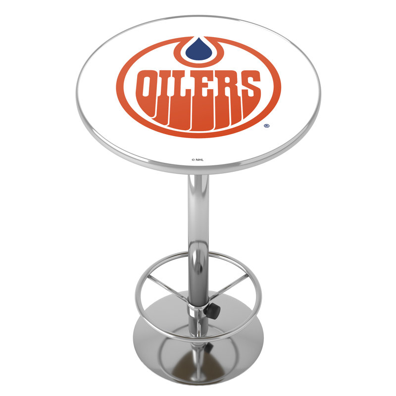 Table de bar avec repose-pieds Edmonton Oilers