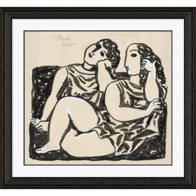 Two Seated Women Print by David Phoenix
