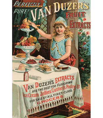 Van Duzers Fruit Extracts Vintage Advertisement