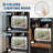 Vanity Desk Set with LED Lighted Mirror, 4 Drawers, Storage Cabinet, Cushioned Chair, USB-C & AC Outlets – Compact Makeup Table