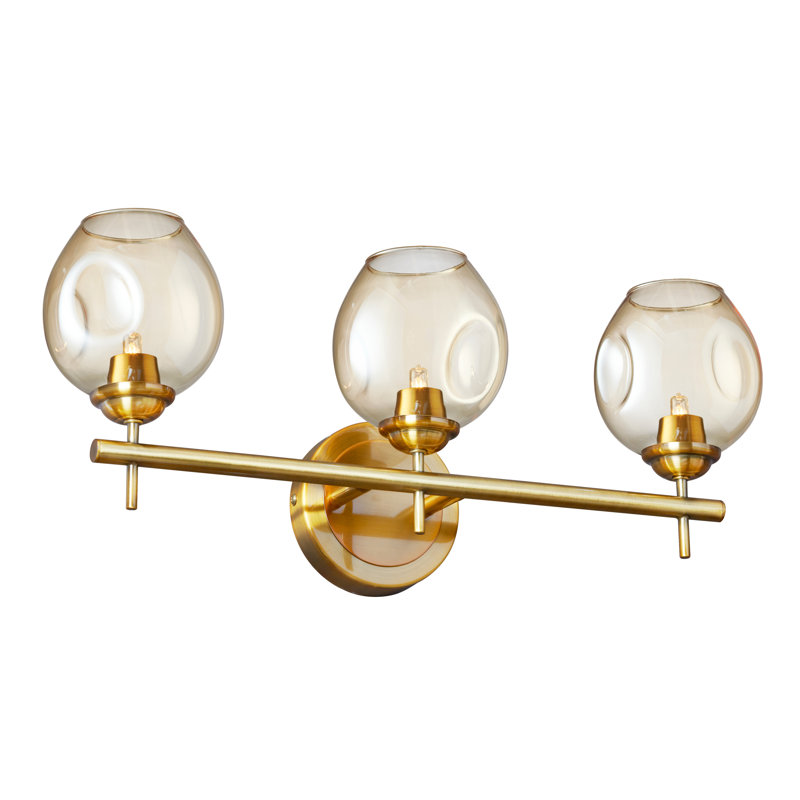 Andi 3 - Light Dimmable Vanity Light, Vintage Bronze, Champagne