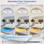 Low Profile Flush Mount Ceiling Fan with Light, 6 Speed Reversible Ceiling Fan for Bedrooms-1694267549