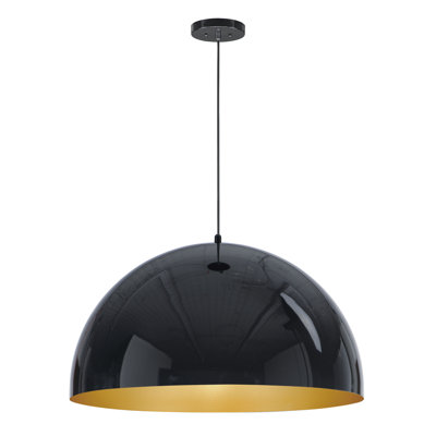 Demetrices 1 - Light LED Dome Pendant