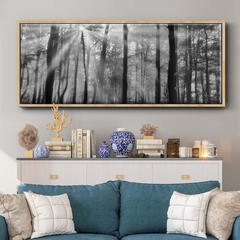 Cape May- Framed Canvas, 12" H x 30" W