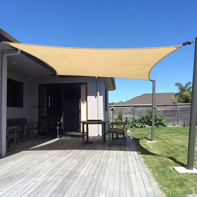 Toile d'ombrage rectangulaire en toile Sun Shade