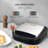 Panini Press & Sandwich Maker - Nonstick Surface, Easy Clean, Compact for Storage, Perfect for Grilled Cheese, Bacon, Eggs & Steak