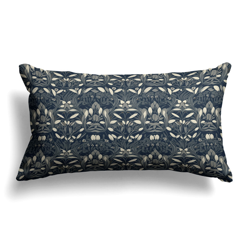 Coussin Petal, Vert / Beige