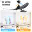 Ventilateur de plafond moderne 52 pouces avec lumière DEL 22W