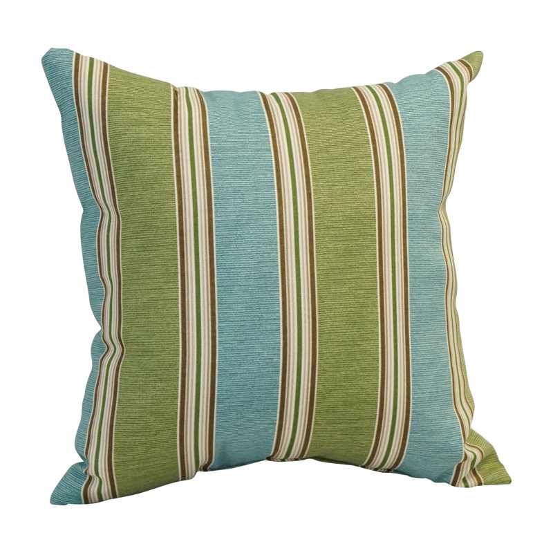Outdoor Cushion Collection Indoor/Outdoor Striped Throw Pillow