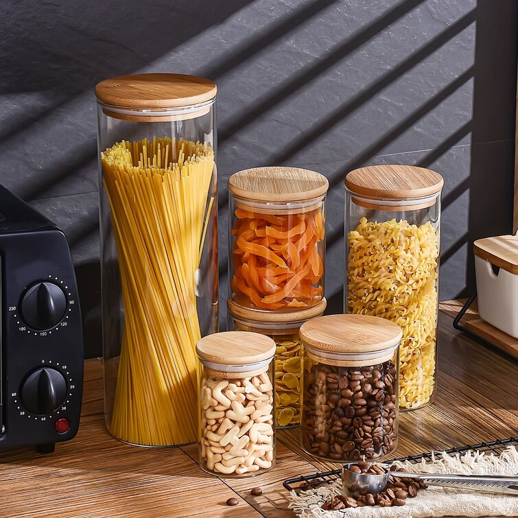 https://assets.wfcdn.com/im/26642625/resize-h755-w755%5Ecompr-r85/1548/154859147/Amisglass+Glass+Storage+Jars+With+Bamboo+Lids.jpg
