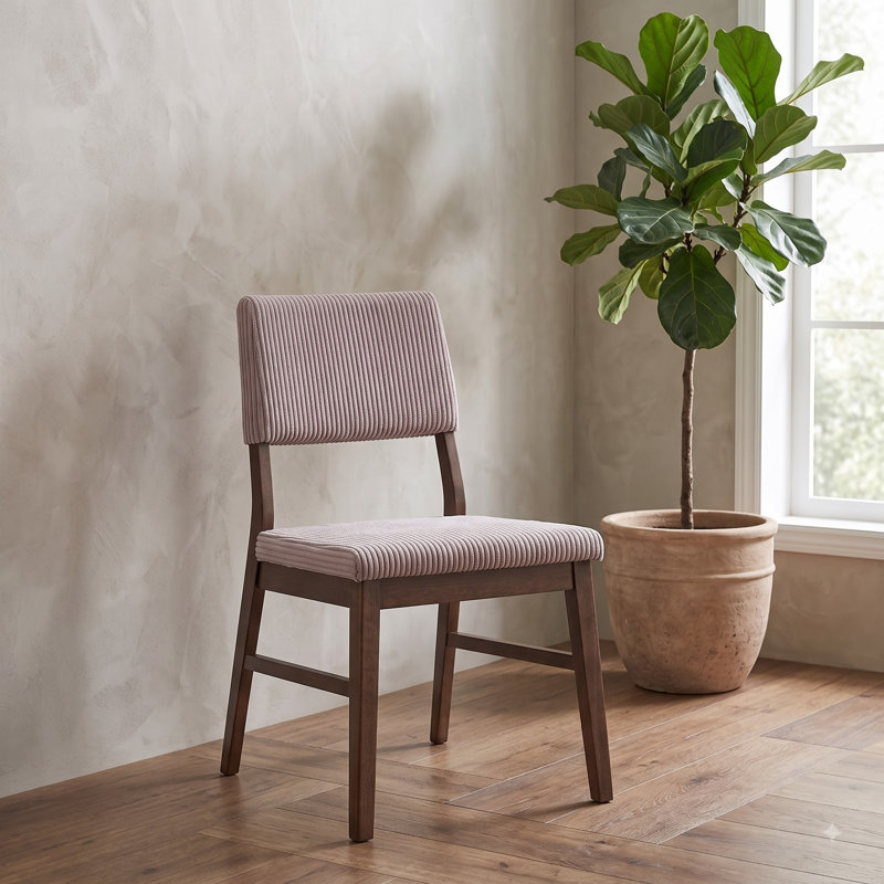 Chaise d'appoint rembourrée (lot de 2)