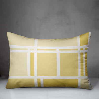 Geometric Outdoor Reversible Throw Pillow