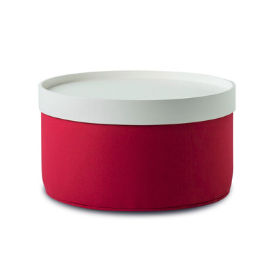 Celine 24" Wide Pouf A with Tray