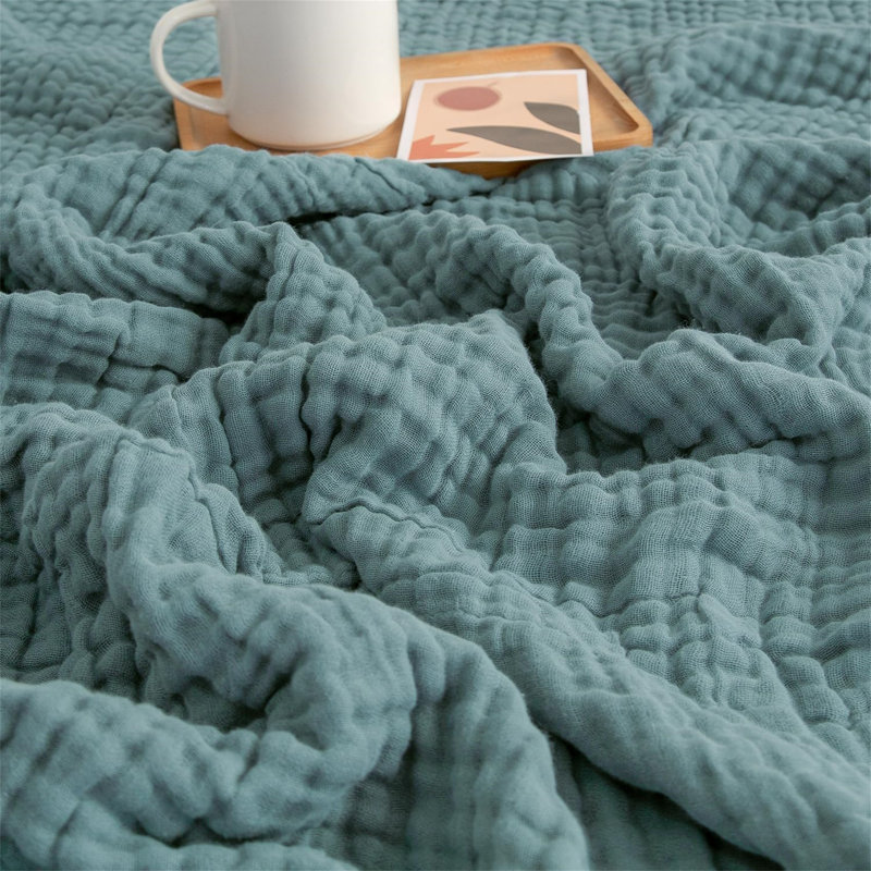 Muslin Throw Blankets For Couch 200Cm