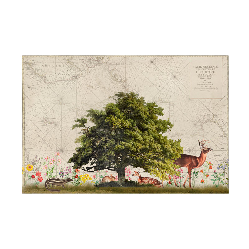 «Nordic Woods No2 On Canvas» par Andrea Haase, reproduction, H 12 po x l 19 po x P 2 po