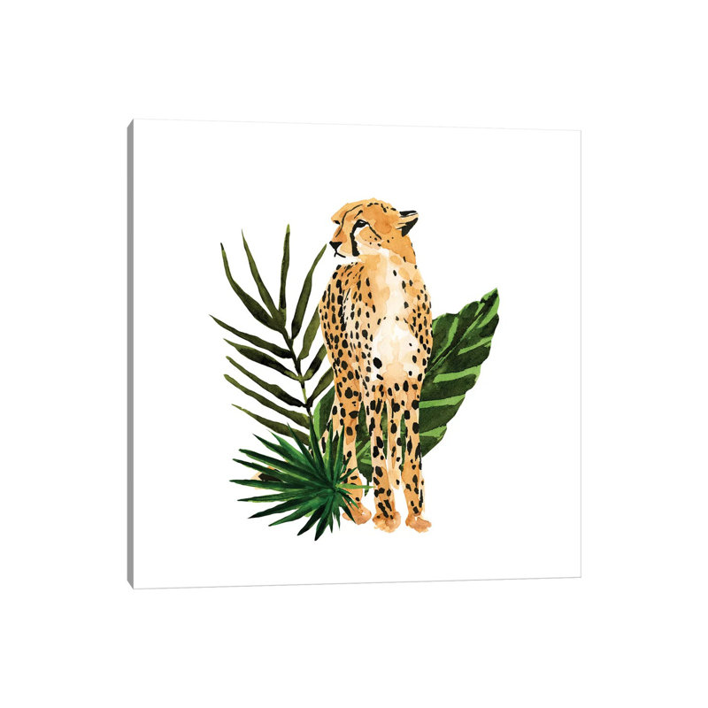 Cheetah Outlook I by Annie Warren - Wrapped Canvas Print, 66.04 cm H x 66.04 cm W x 1.91 cm D