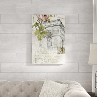 Reproduction d'art graphique sur toile Paris S Croquis II par Jennifer Paxton Parker