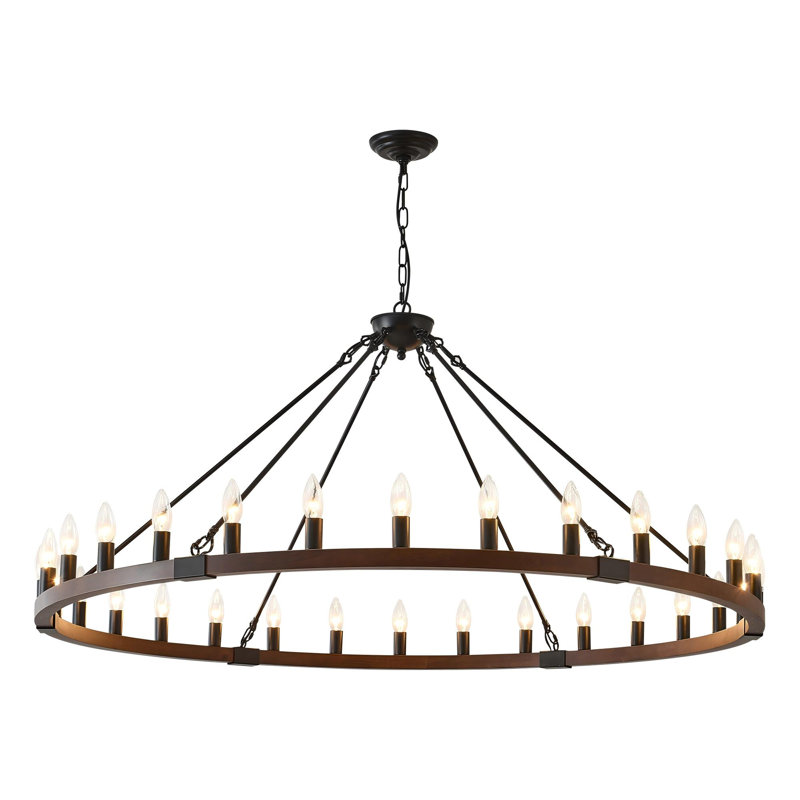Lustre en bois 53 po