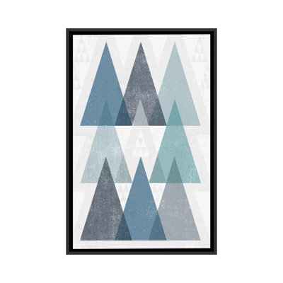 «Mod Triangles IV.A» par Michael Mullan, impression sur toile tendue