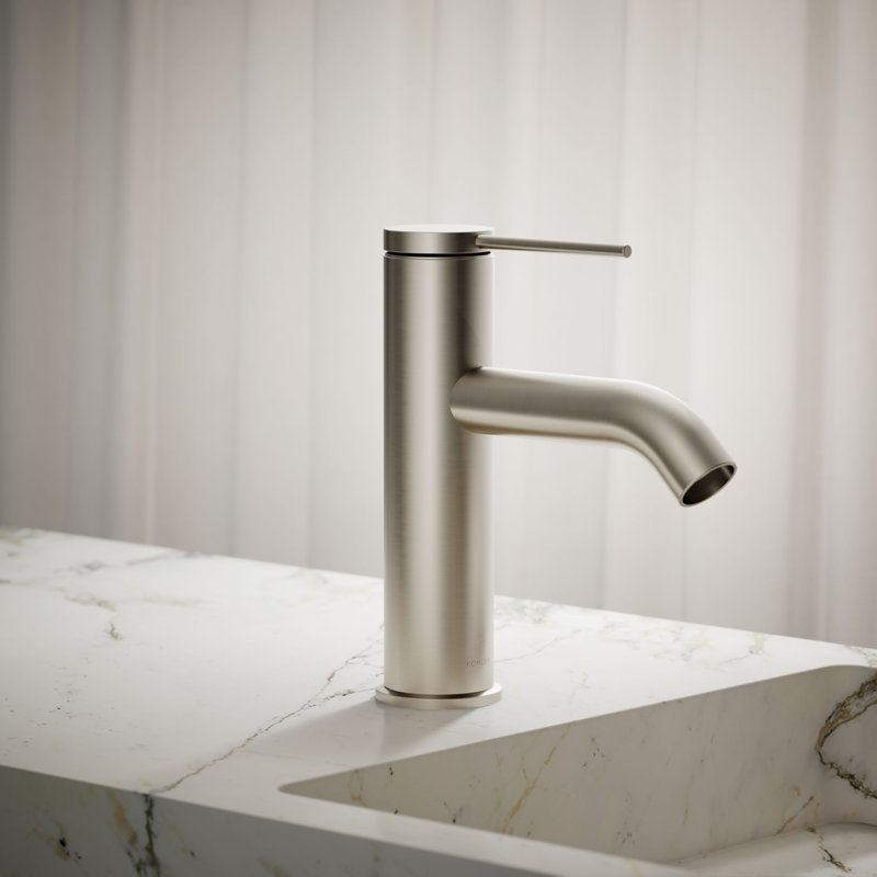 Components Single-Handle Bathroom Sink Faucet, Vibrant Brushed Nickel