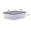 Wham 23.5L Box & Lid Pack of 6 Clear/Cool Grey