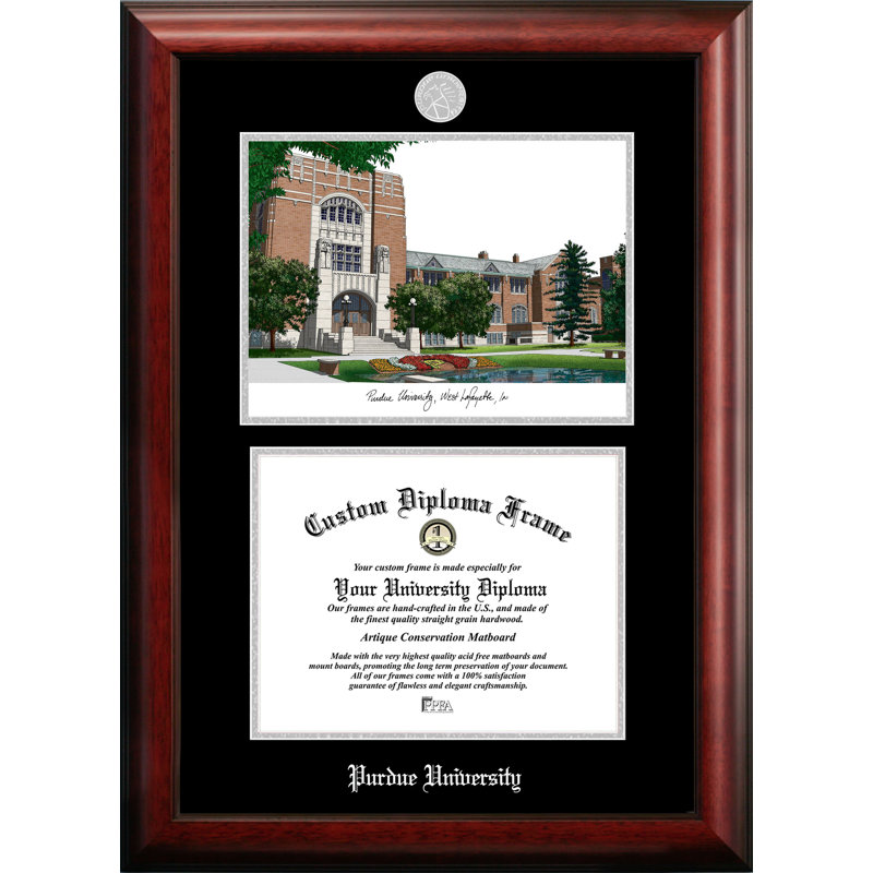 Purdue University Picture Frame, 8.5" x 11"