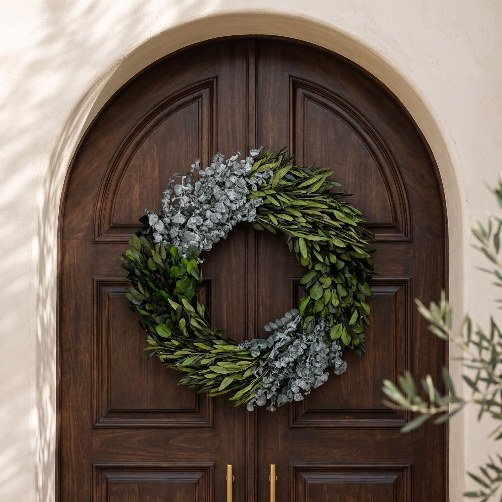 21" Preserved Spring Leaf Wreath