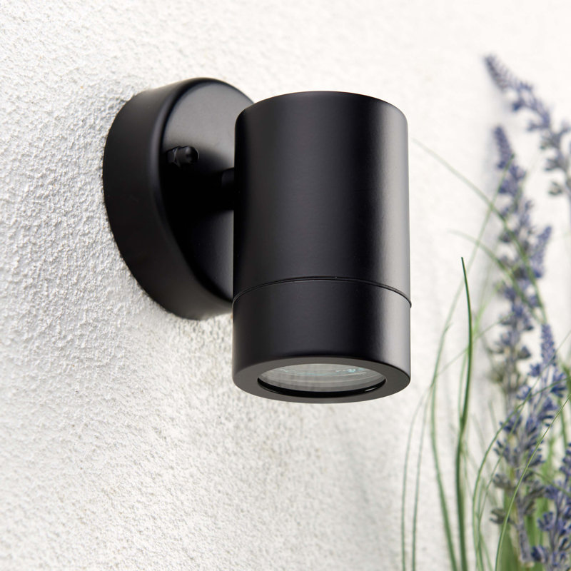 Metcalfe 11.9cm H Outdoor Armed Sconce, Black