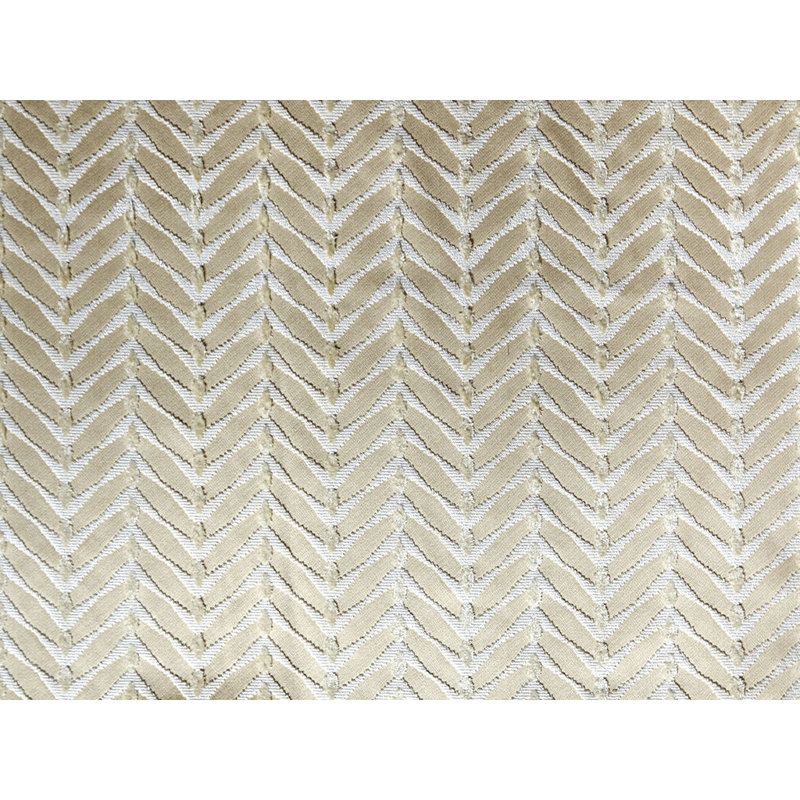 Zebrano Fabric, Beige/Snow
