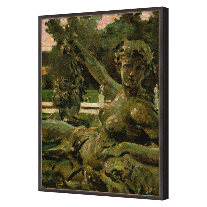 «Nymph And Cupid» par Grand archives, Noir, H 23 po x l 16 po