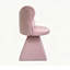 Tabouret de coiffeuse pivotant avec dossier papillon