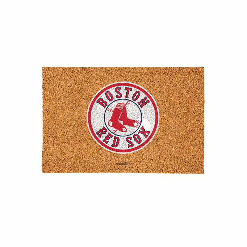 Grand tapis en fibre de coco Boston Red Sox, 36 po x 24 po