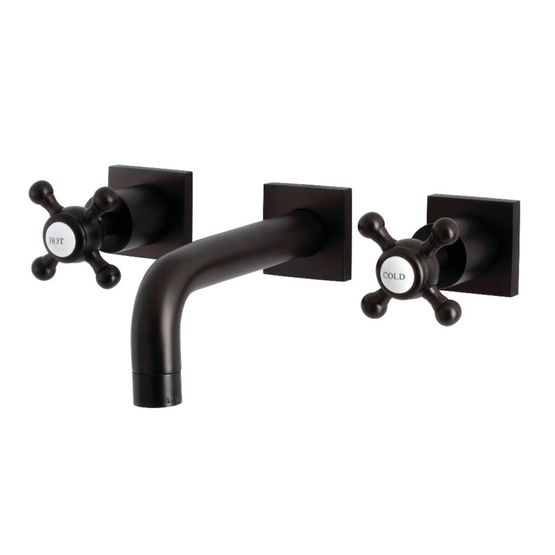 Robinet de salle de bain mural Metropolitan, Bronze huilé